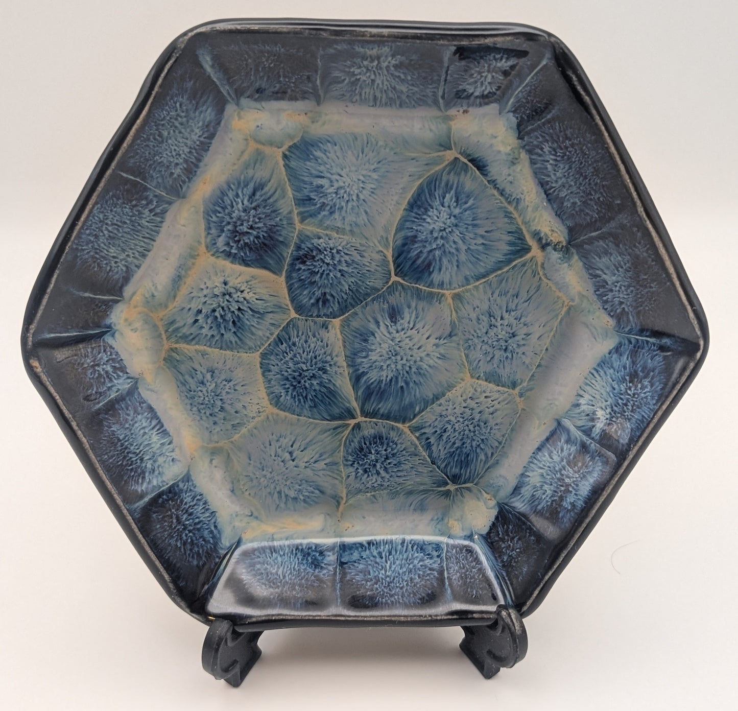 Small Frozen Pond Hexagonal Dish