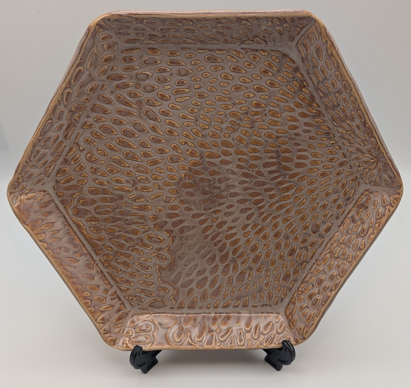 Large Droplet Hexagonal Dish