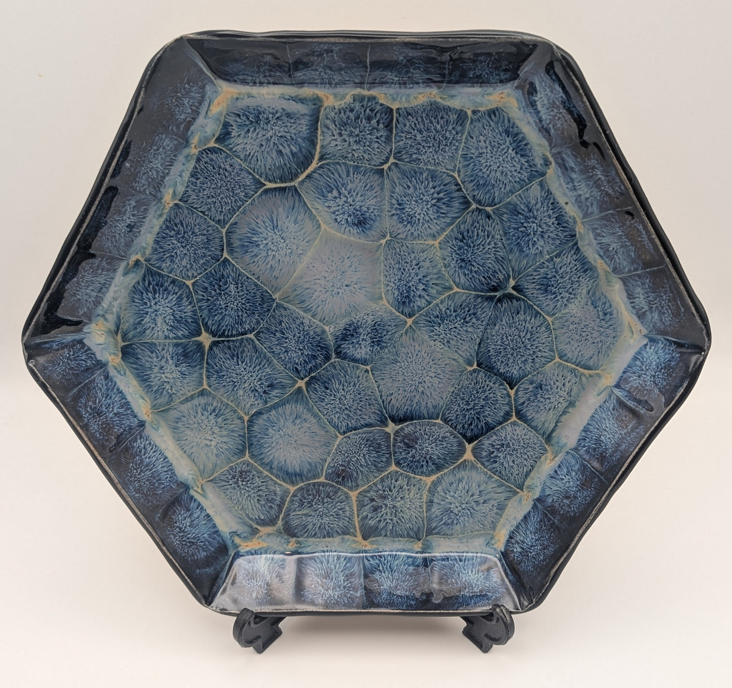 Large Frozen Pond Hexagonal Dish