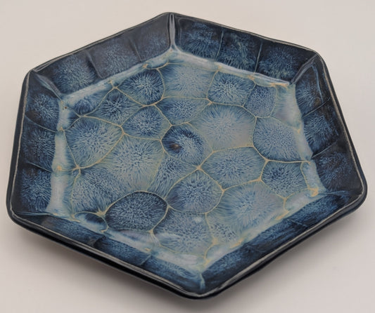 Medium Frozen Pond Hexagonal Dish