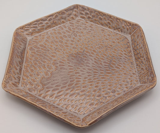 Large Droplet Hexagonal Dish