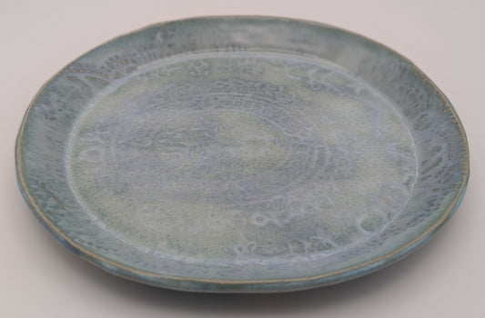 Large Oval Print Dish