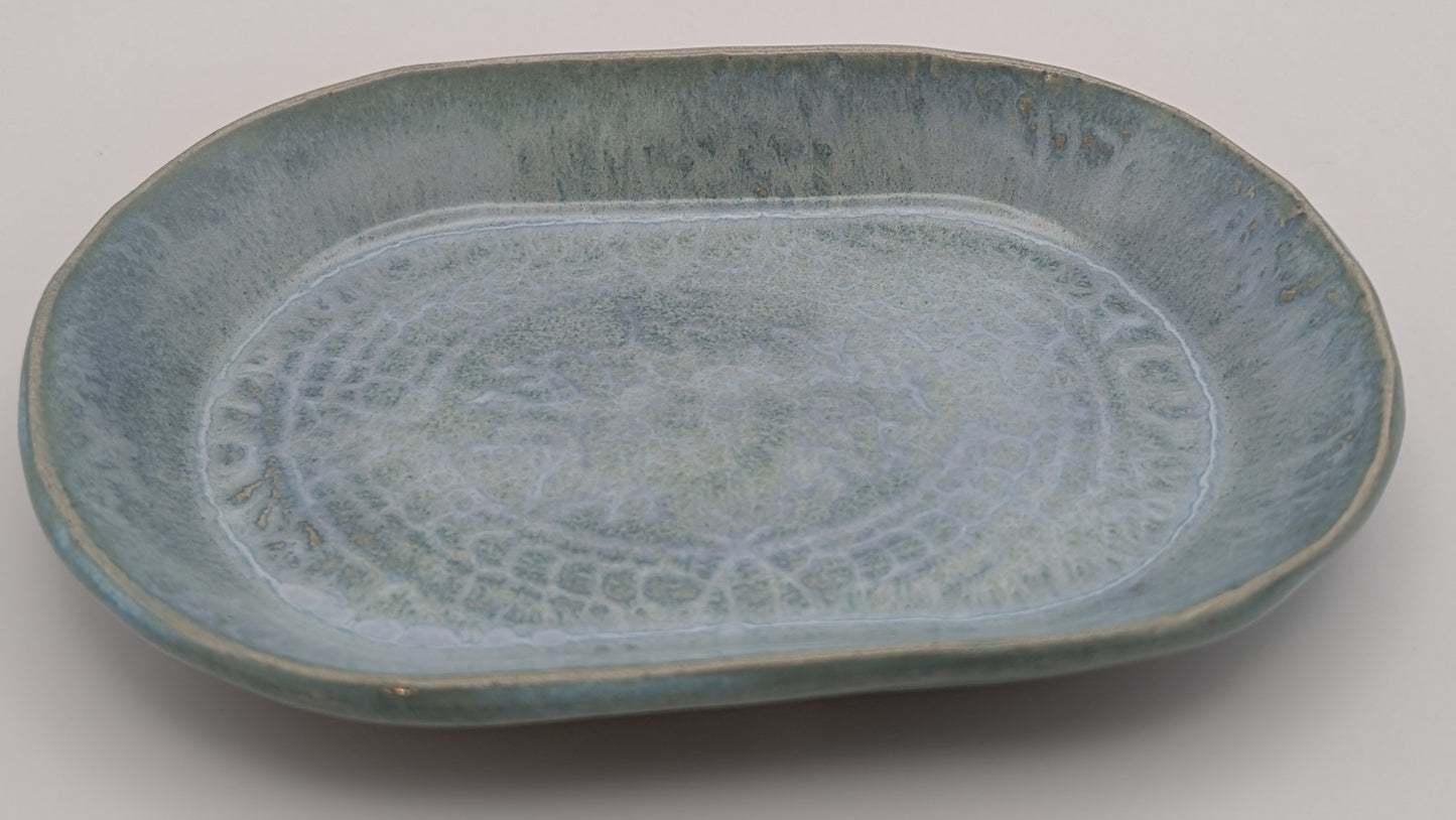 Small Oval Print Dish
