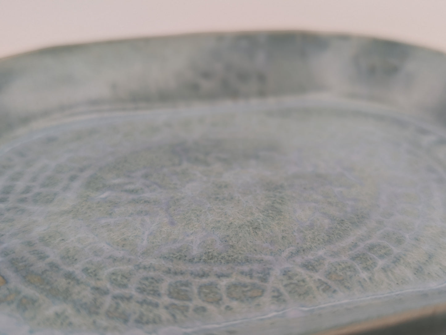 Small Oval Print Dish