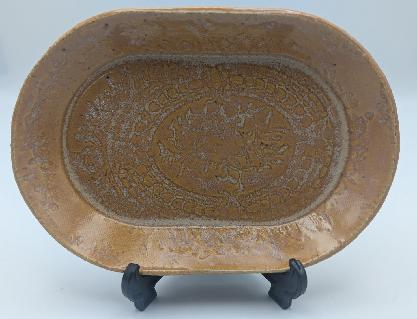 Small Oval Print Dish Tiger's Eye