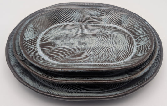 Medium Oval Print Dish